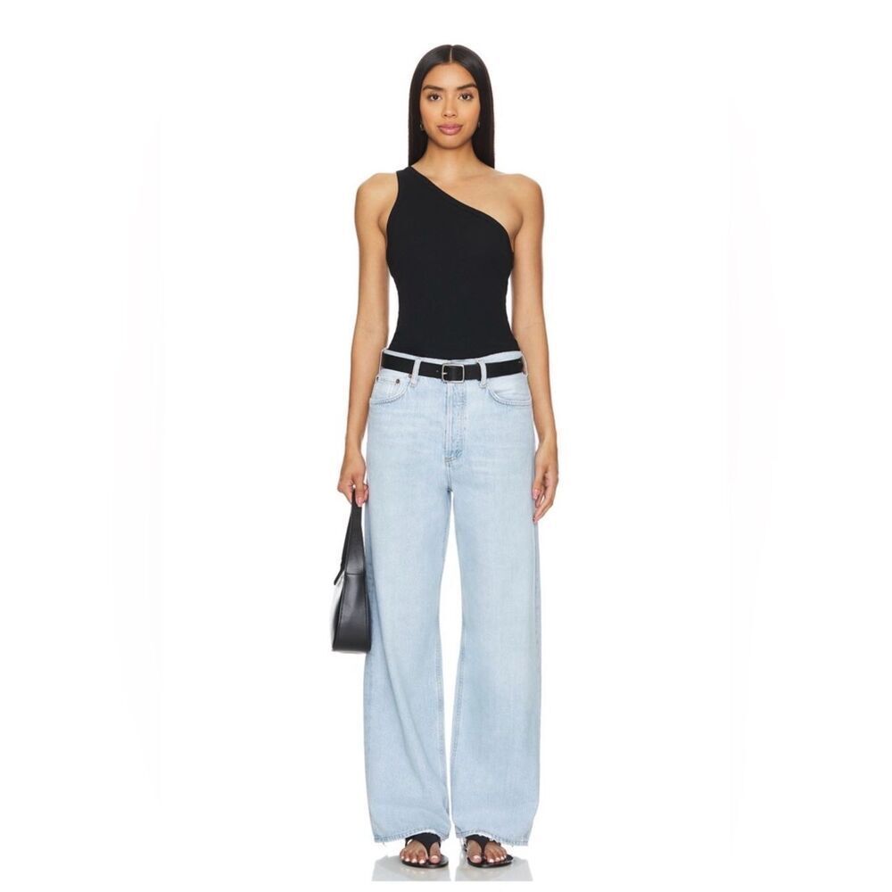 NWT AGOLDE Low Slung Baggy Jeans in “Fragment” light wash - Picture 3 of 11